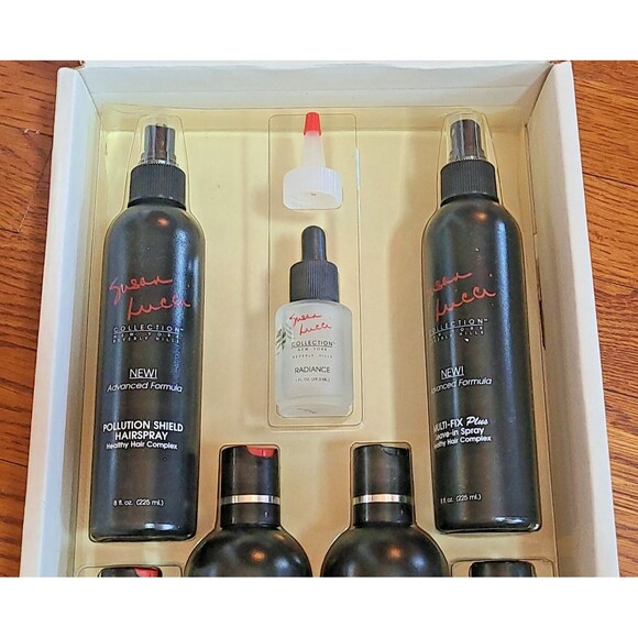 Susan Lucci ADVANCED HAIR CARE SYSTEM Shampoo Conditioner Elixir Hairspray NOS - Picture 5 of 16